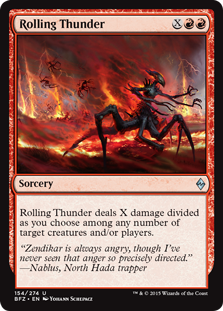 Battle for Zendikar 154/274 Rolliing Thunder