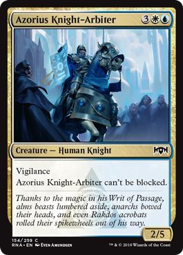 Ravnica Allegiance 154/259 Azorius Knight-Arbiter