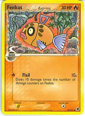 EX Dragon Frontiers 049/101 Feebas