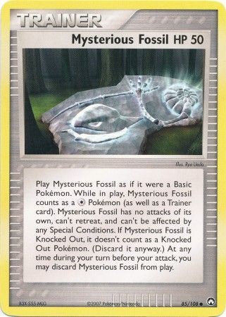 EX Power Keepers 085/108 Mysterious Fossil