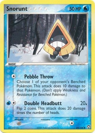 EX Power Keepers 064/108 Snorunt