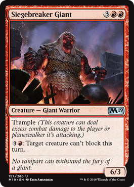 Core Set 2019 157/280 Siegebreaker Giant