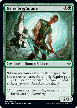 Throne of Eldraine 158/269 Garenbrig Squire