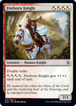 Throne of Eldraine 210/269 Fireborn Knight