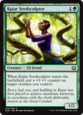 Kaladesh 159/264 Kujar Seedsculptor (Foil)