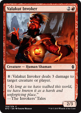 Battle for Zendikar 159/274 Valakut Invoker