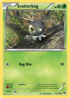 XY Base Set 015/146 Scatterbug