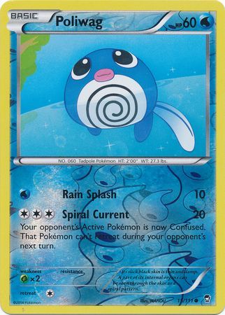 Furious Fists 015/111 Poliwag (Reverse Holo)