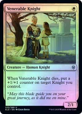 Throne of Eldraine 035/269 Venerable Knight (Foil)