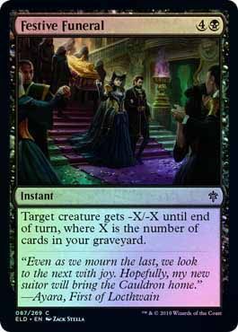 Throne of Eldraine 087/269 Festive Funeral (Foil)