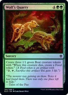 Throne of Eldraine 184/269 Wolf's Quarry (Foil)