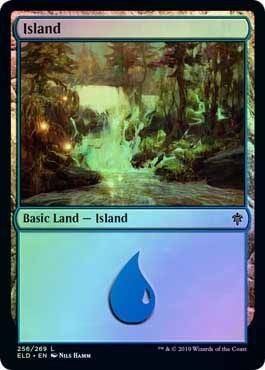 Throne of Eldraine 256/269 Island (Foil)