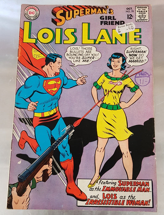 Superman's Girlfriend Lois Lane #78 DC Comics (1958)