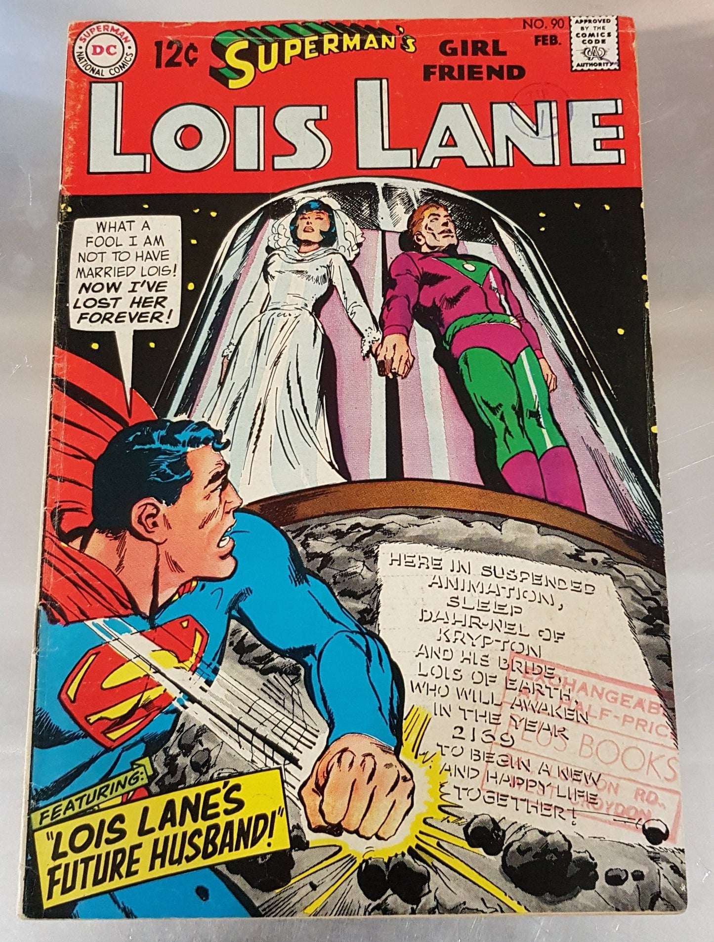 Superman's Girlfriend Lois Lane #90 DC Comics (1958)