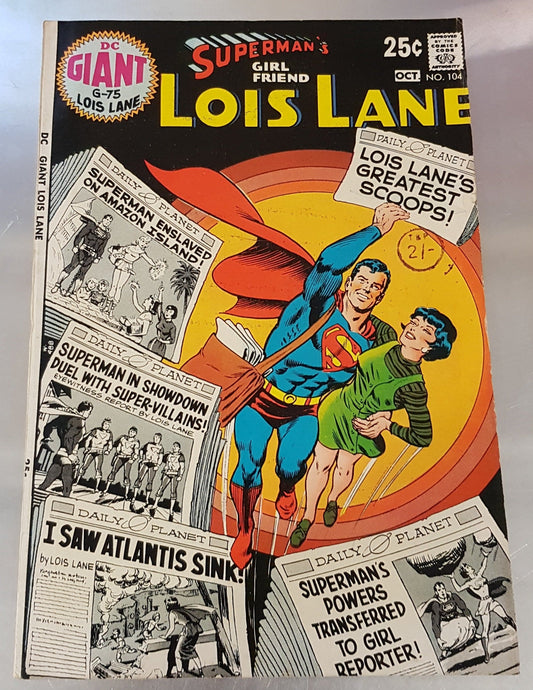 Superman's Girlfriend Lois Lane #104 DC Comics (1958)