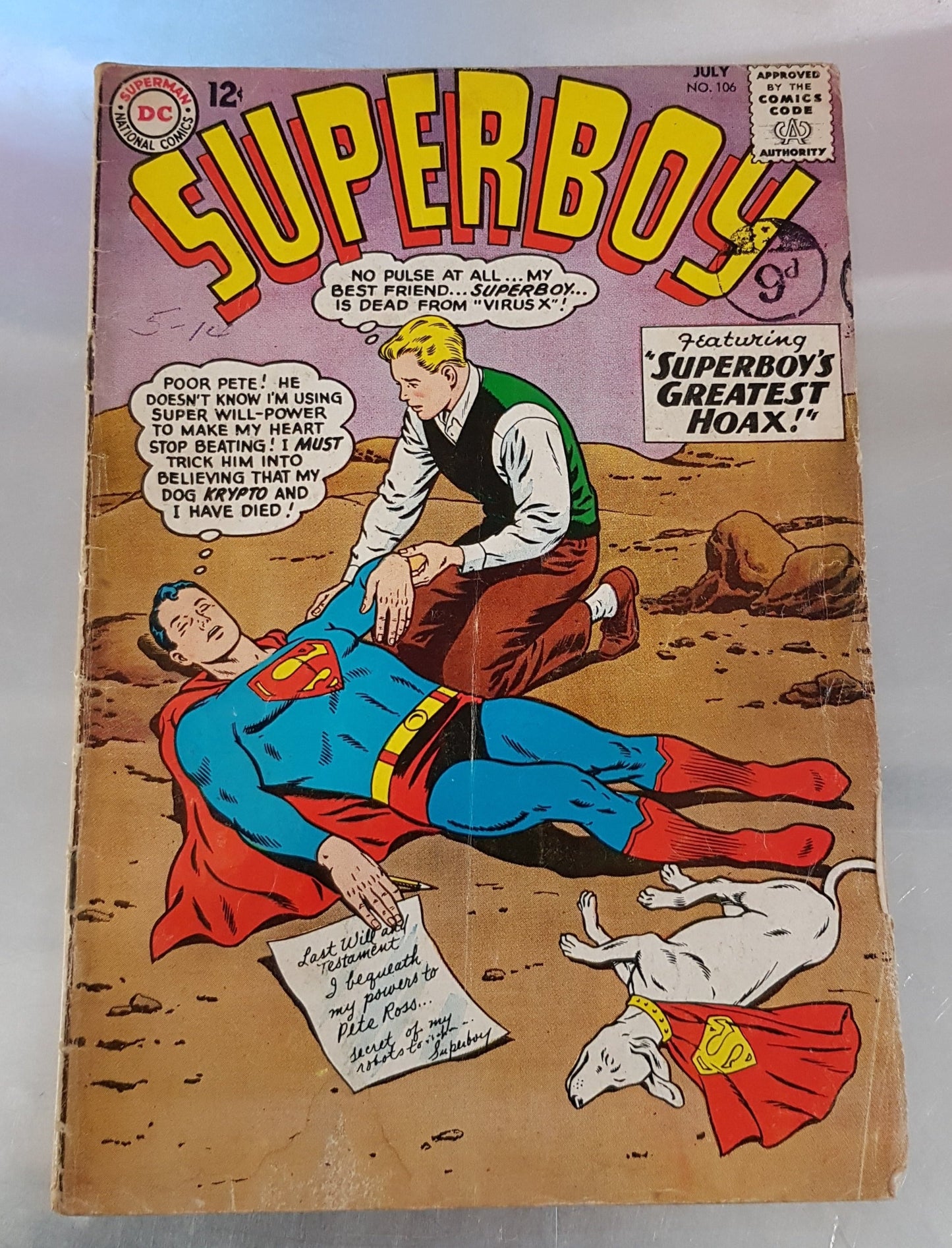 Superboy #106 DC Comics (1949)