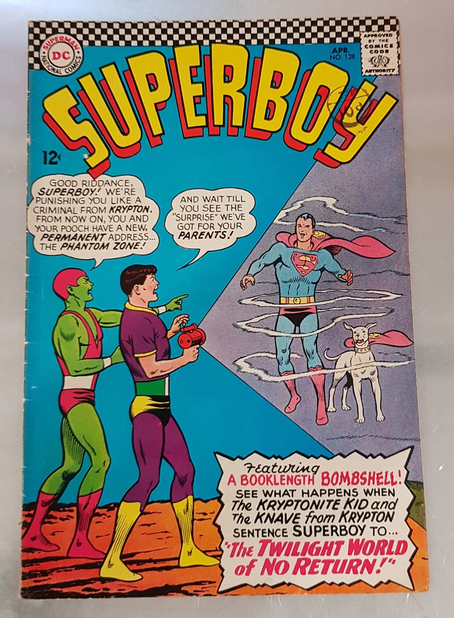 Superboy #128 DC Comics (1949)