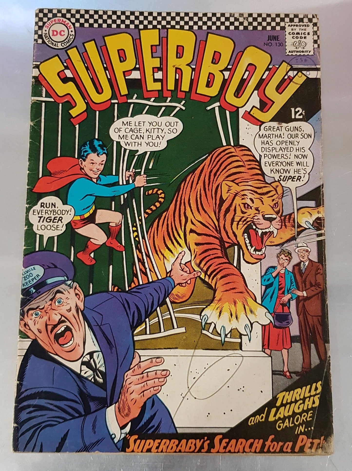 Superboy #130 DC Comics (1949)