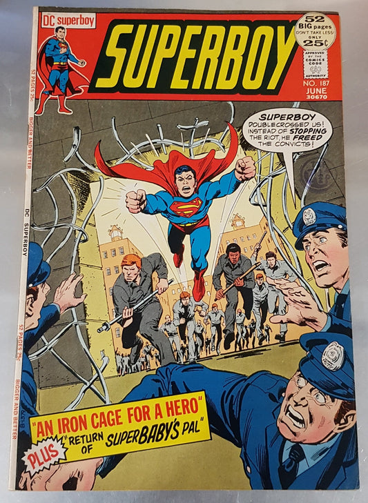 Superboy #187 DC Comics (1949)