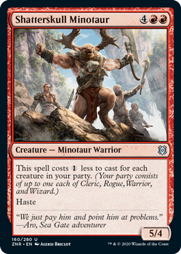 Zendikar Rising 160/280 Shatterskull Minotaur