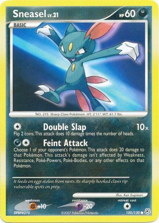 Diamond & Pearl 100/130 Sneasel