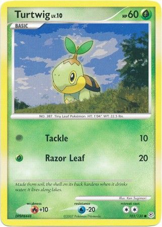 Diamond & Pearl 103/130 Turtwig