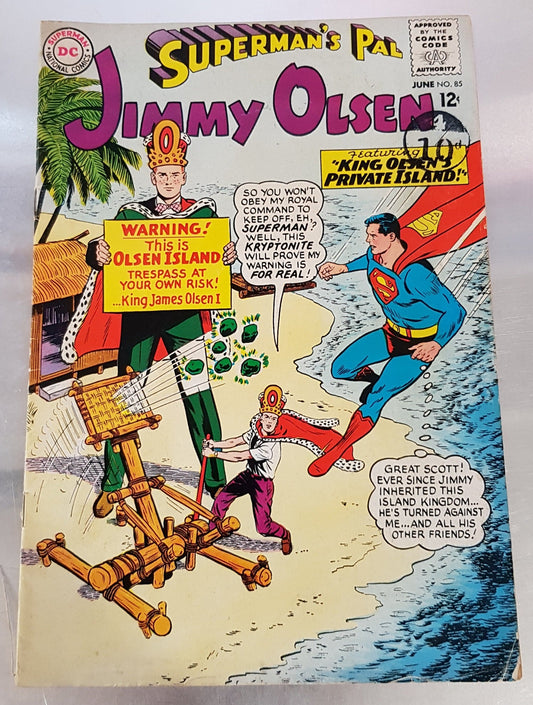 Superman's Pal Jimmy Olsen #85 DC Comics (1955)