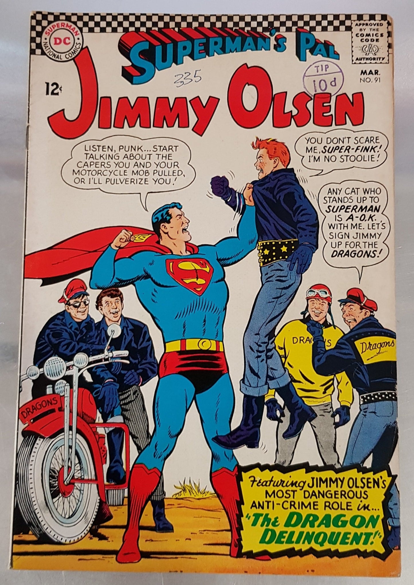 Superman's Pal Jimmy Olsen #91 DC Comics (1955)