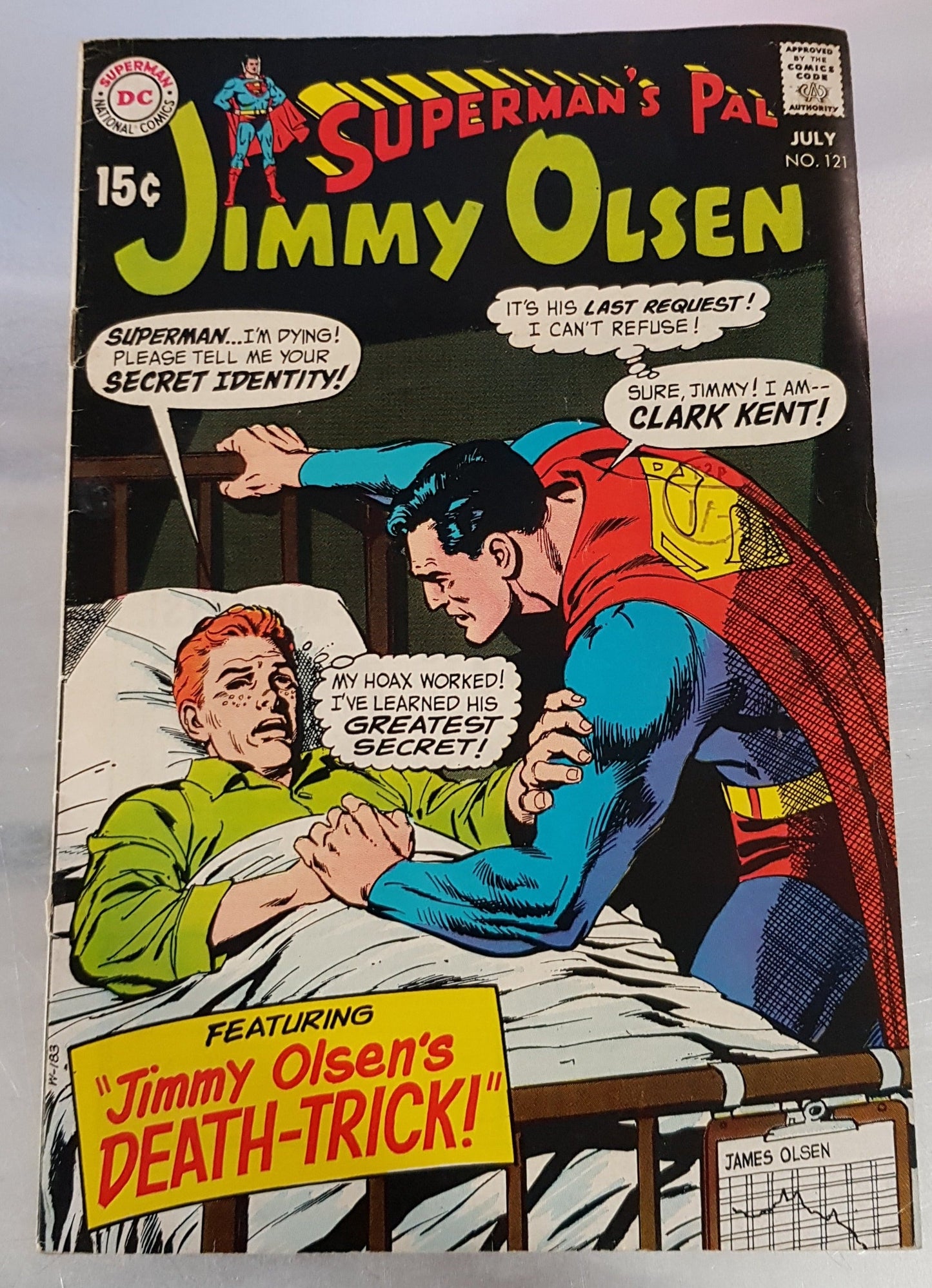 Superman's Pal Jimmy Olsen #121 DC Comics (1955)