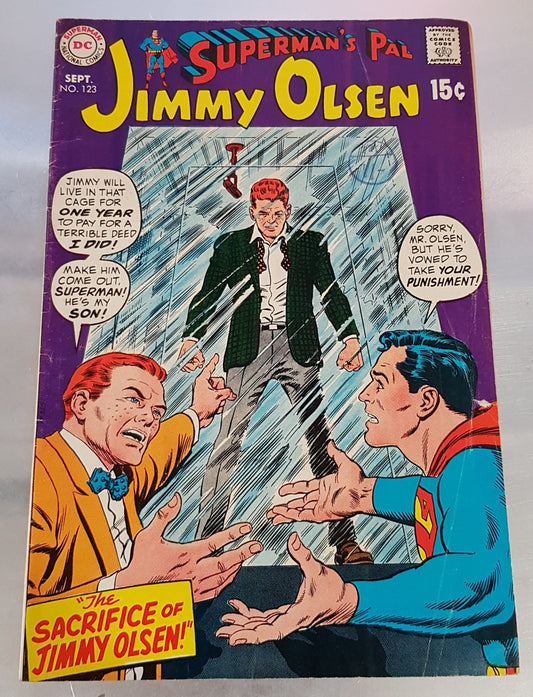 Superman's Pal Jimmy Olsen #123 DC Comics (1955)