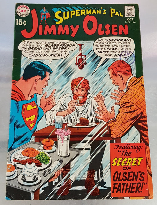 Superman's Pal Jimmy Olsen #124 DC Comics (1955)