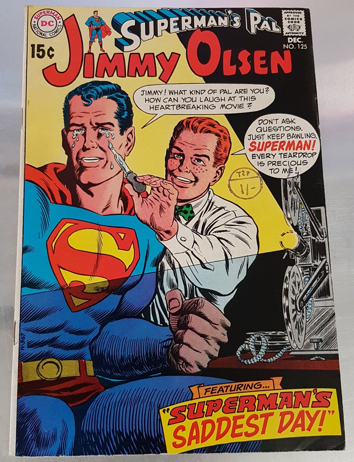 Superman's Pal Jimmy Olsen #125 DC Comics (1955)