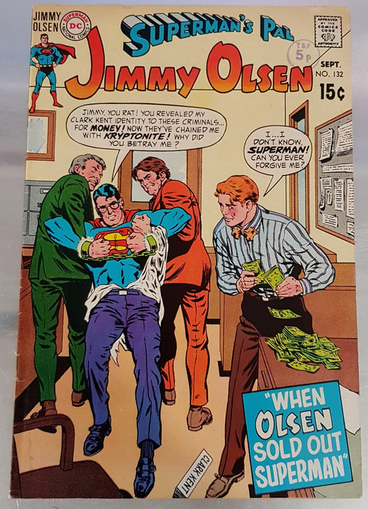 Superman's Pal Jimmy Olsen #132 DC Comics (1955)