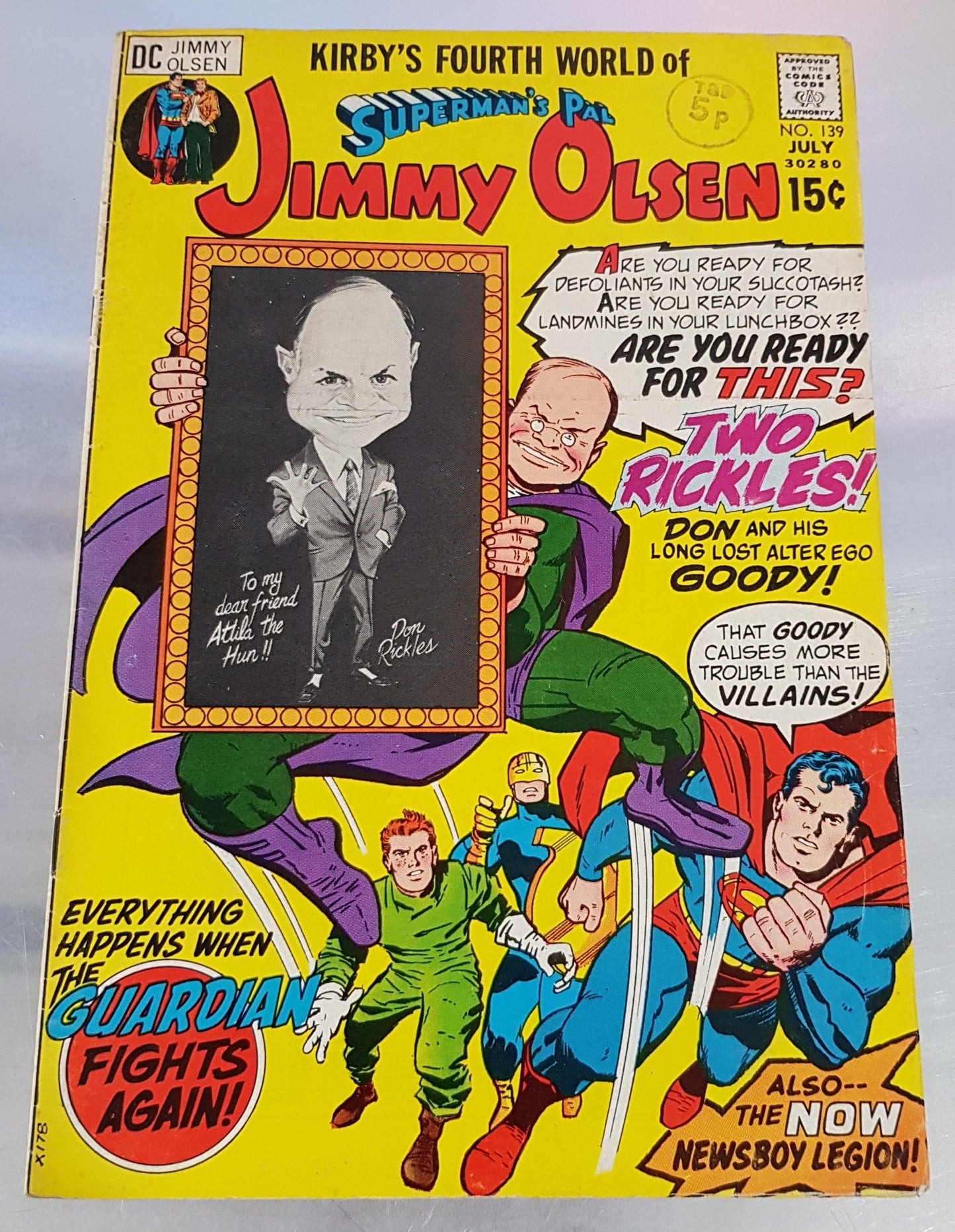 Superman's Pal Jimmy Olsen #139 DC Comics (1955)