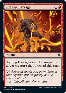 Zendikar Rising 162/280 Sizzling Barrage