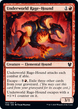 Theros Beyond Death 163/254 Underworld Rage-Hound