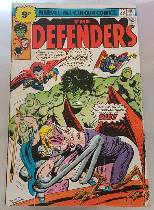 The Defenders #35 Marvel Comics (1972)