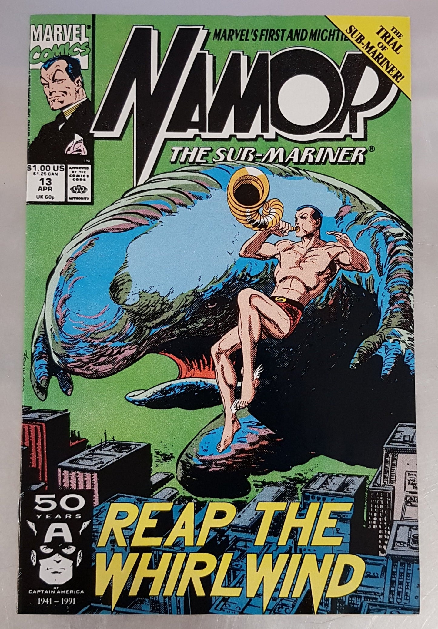 Namor the Sub Mariner #13 Marvel Comics (1990)