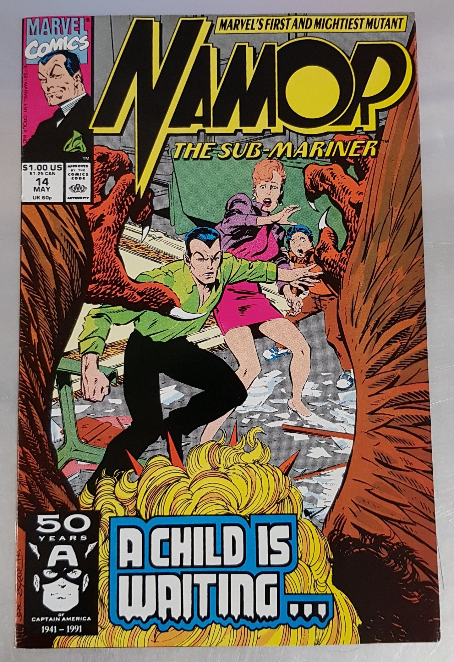 Namor the Sub Mariner #14 Marvel Comics (1990)