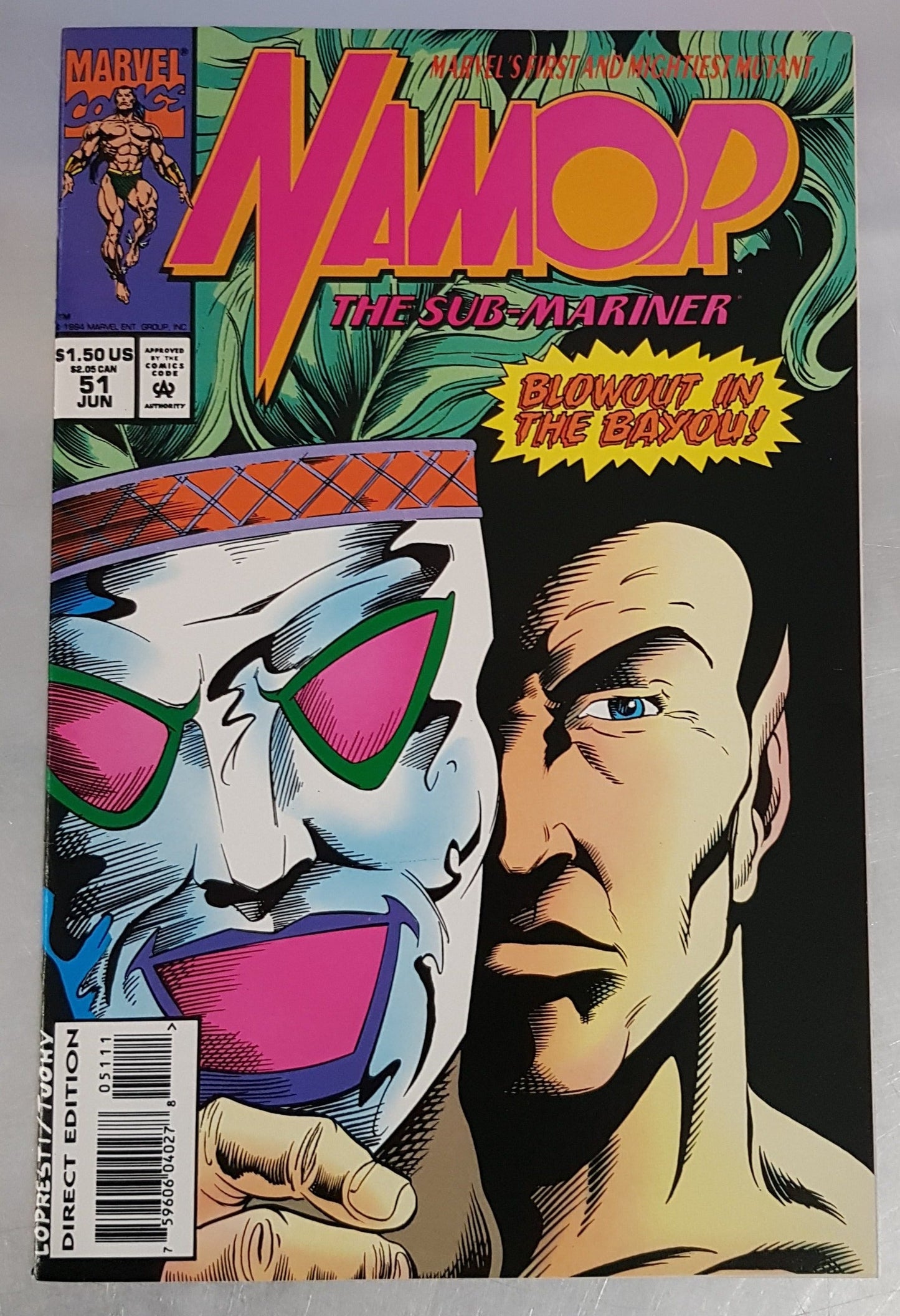 Namor the Sub Mariner #51 Marvel Comics (1990)