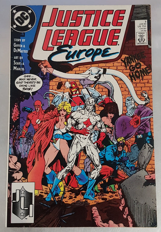 Justice League Europe #3 DC Comics (1989)