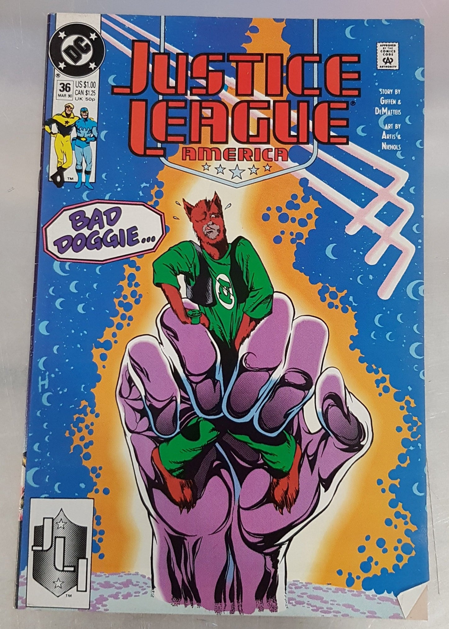 Justice League America #36 DC Comics (1989)