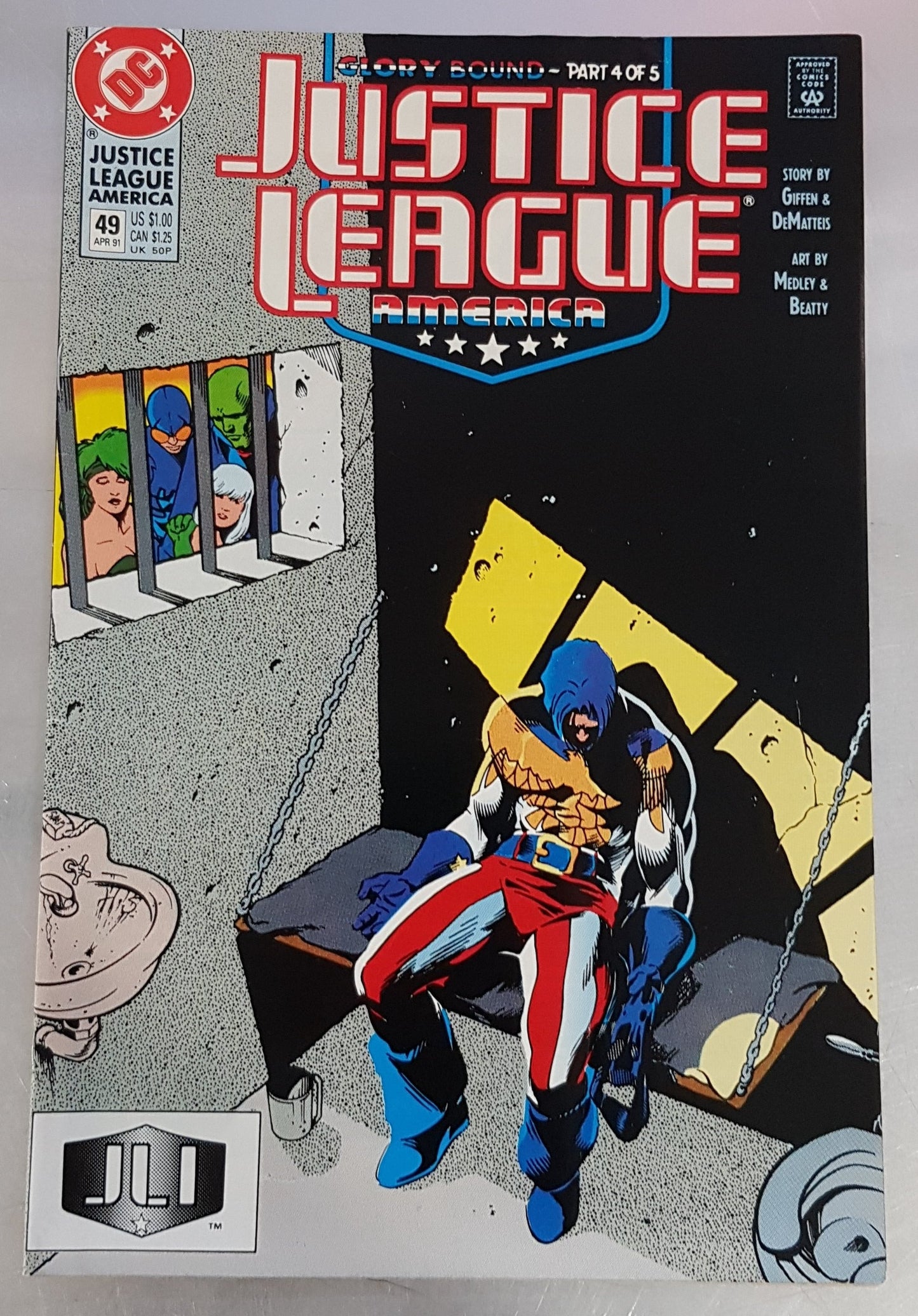 Justice League America #49 DC Comics (1989)