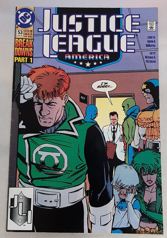 Justice League America #53 DC Comics (1989)