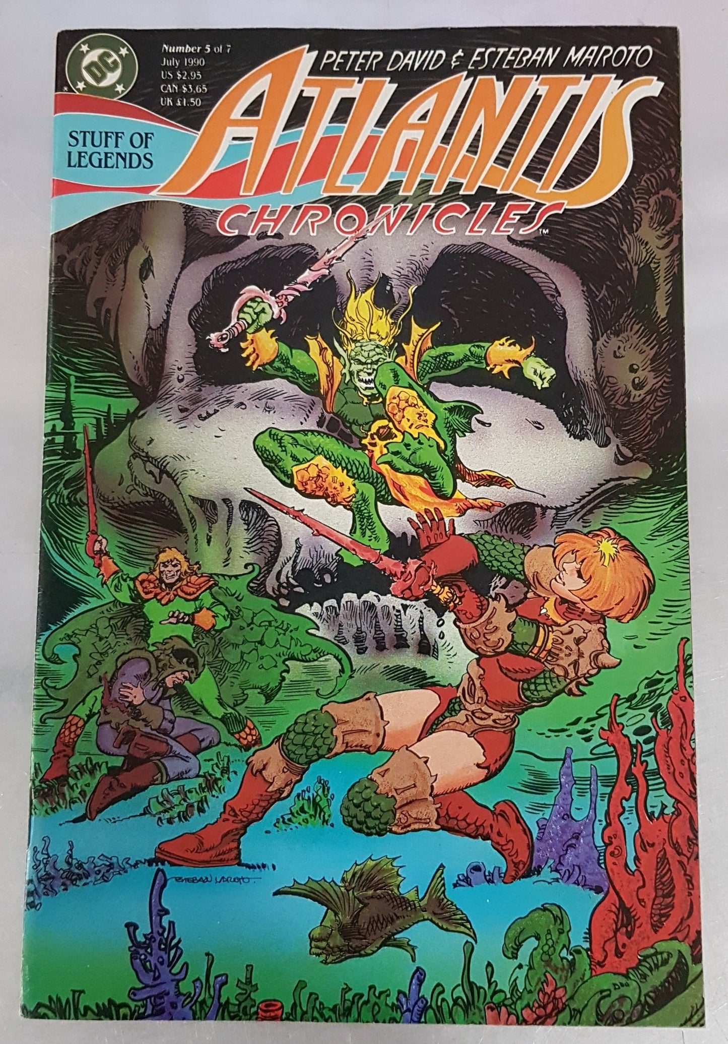 Atlantis Chronicles #5 DC Comics (1990)