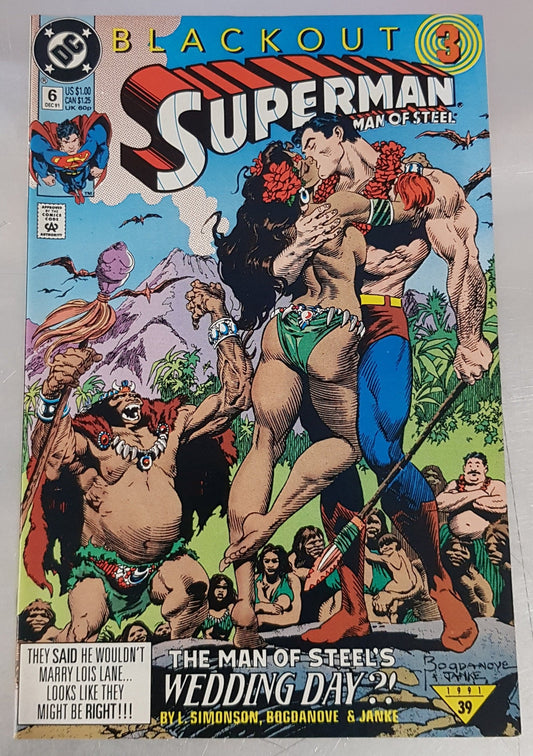 Superman The Man of Steel #6 DC Comics (1991)