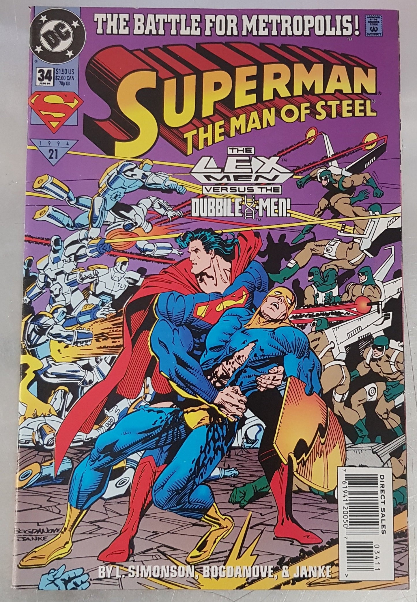 Superman The Man of Steel #34 DC Comics (1991)