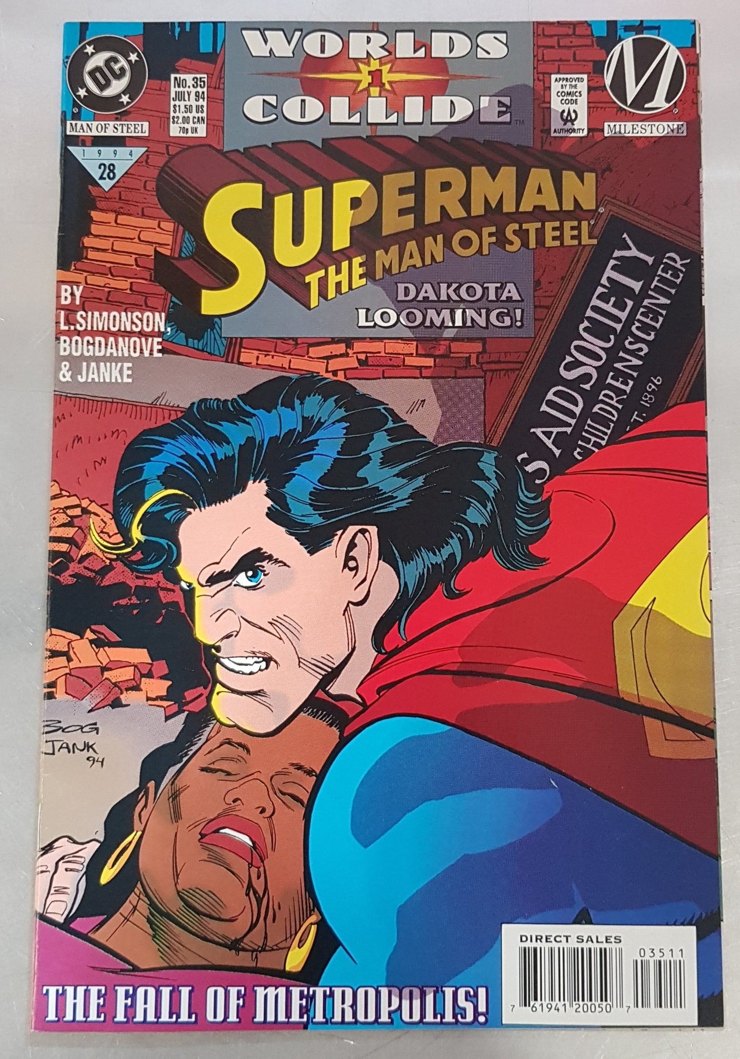 Superman The Man of Steel #35 DC Comics (1991)