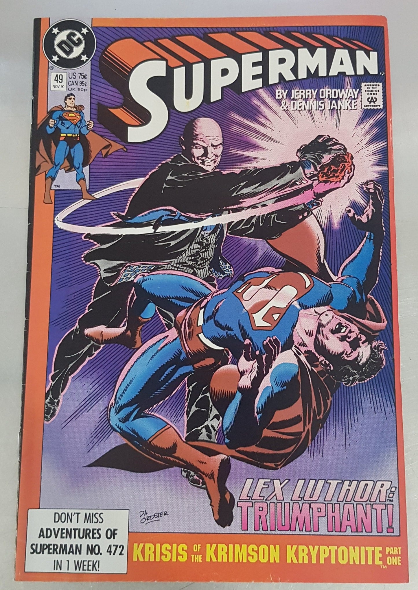 Superman #49 DC Comics (1987)