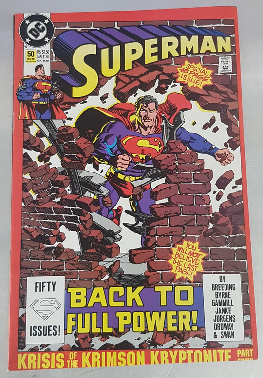 Superman #50 DC Comics (1987)